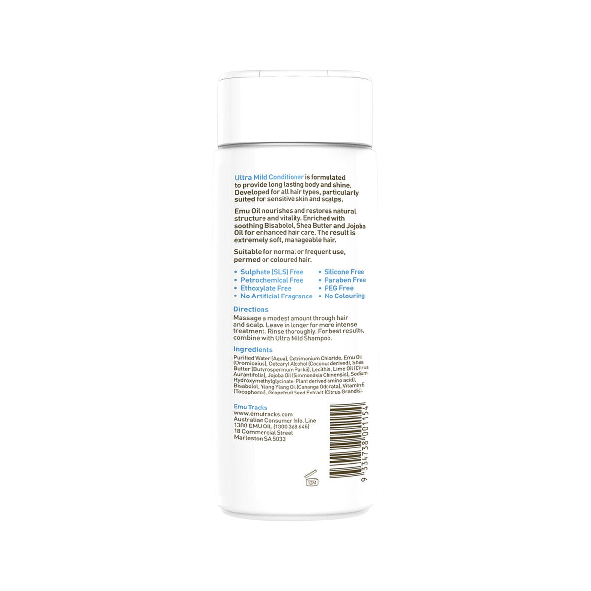 Emu Tracks Emu Oil Conditioner Ultra Mild 200ml