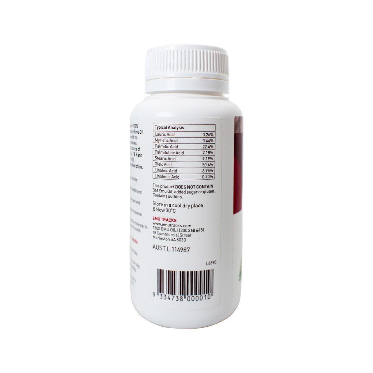 Emu Tracks Emu Oil 750mg Capsules 100c