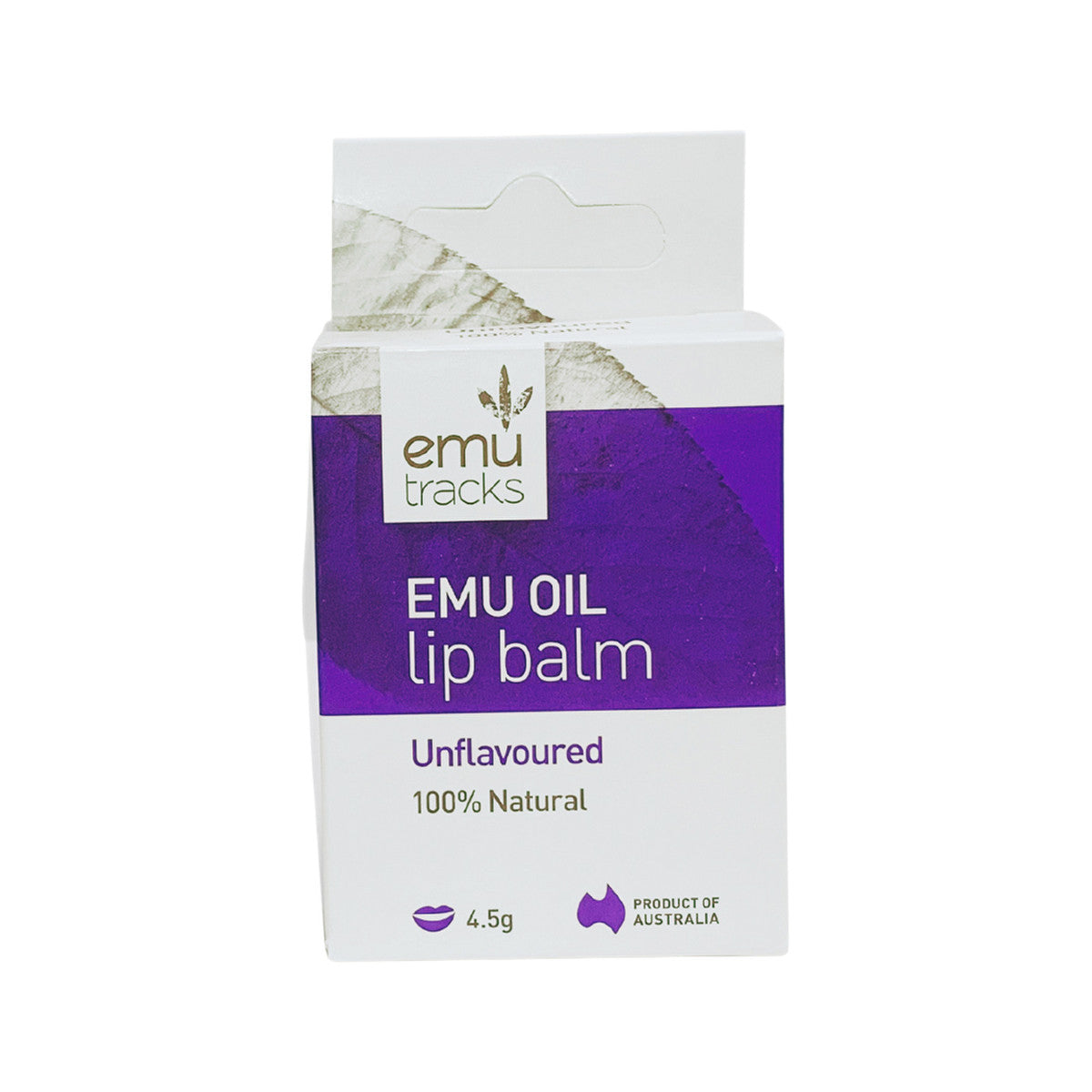 Emu Tracks Emu Oil Lip Balm Unflavoured 4.5g