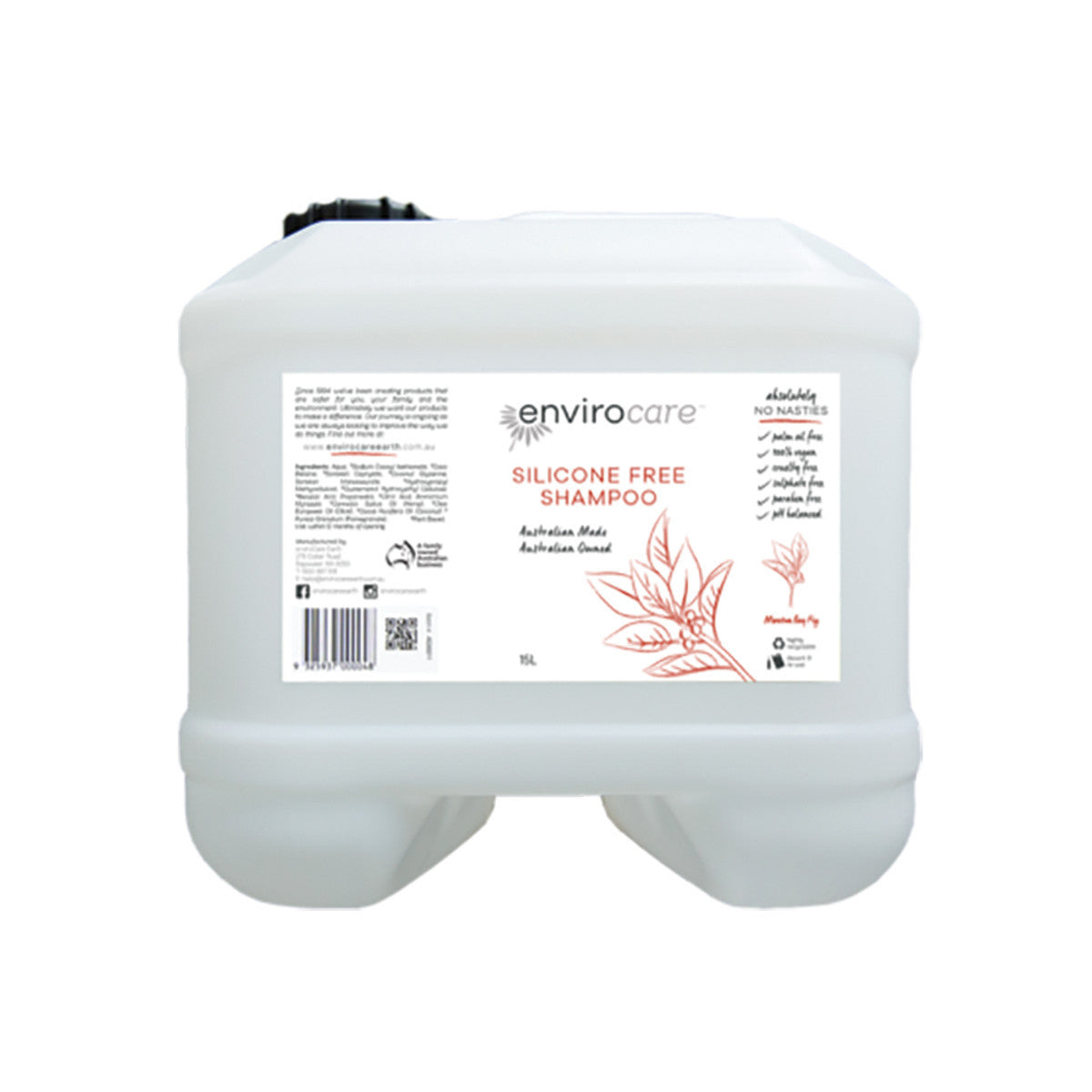 EnviroCare Plant-Based Shampoo Pomegranate 15L
