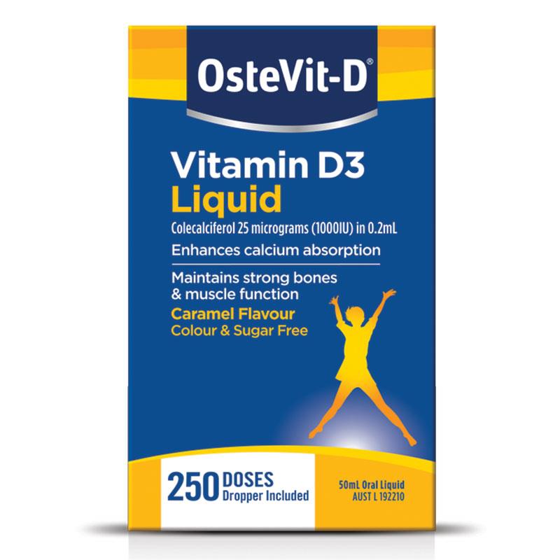 OsteVit-D (Vitamin D 1000IU/0.2ml) Liquid 30ml + Bonus 20ml