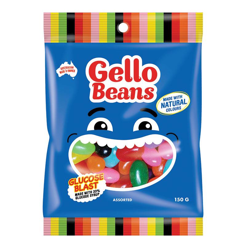 Gello Beans Assorted 150g