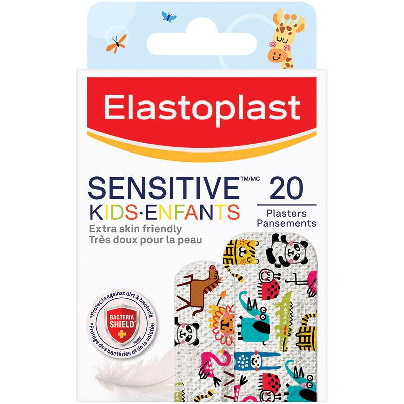 Elastoplast Sensitive Kids Animals 20PK