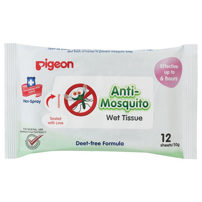 Pigeon Anti-Mosquito Wipes 12 Pack