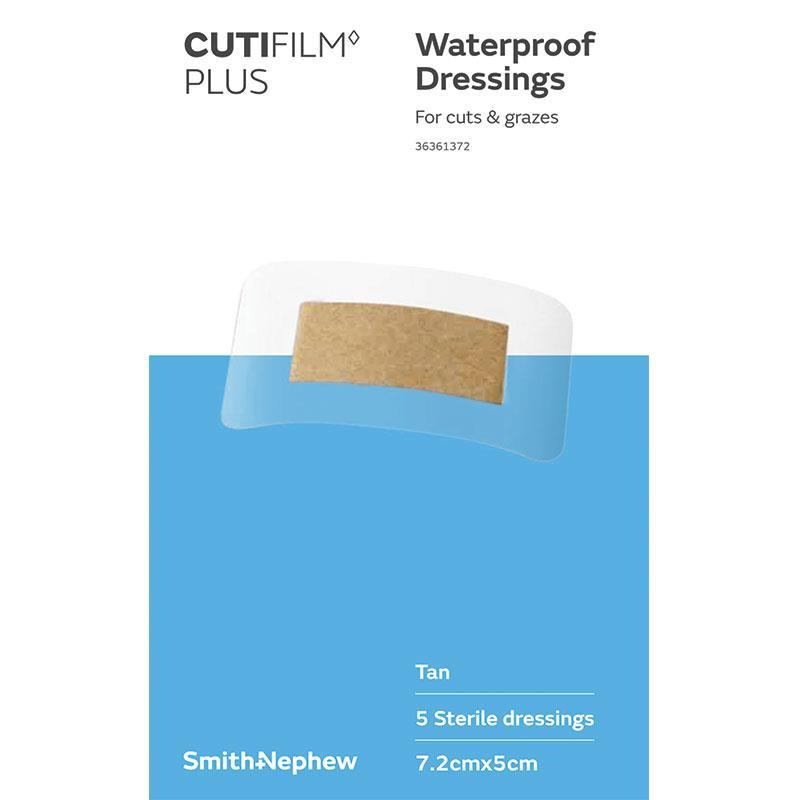 Cutifilm Plus Tan - 7. 2cm X 5cm 5 Pack