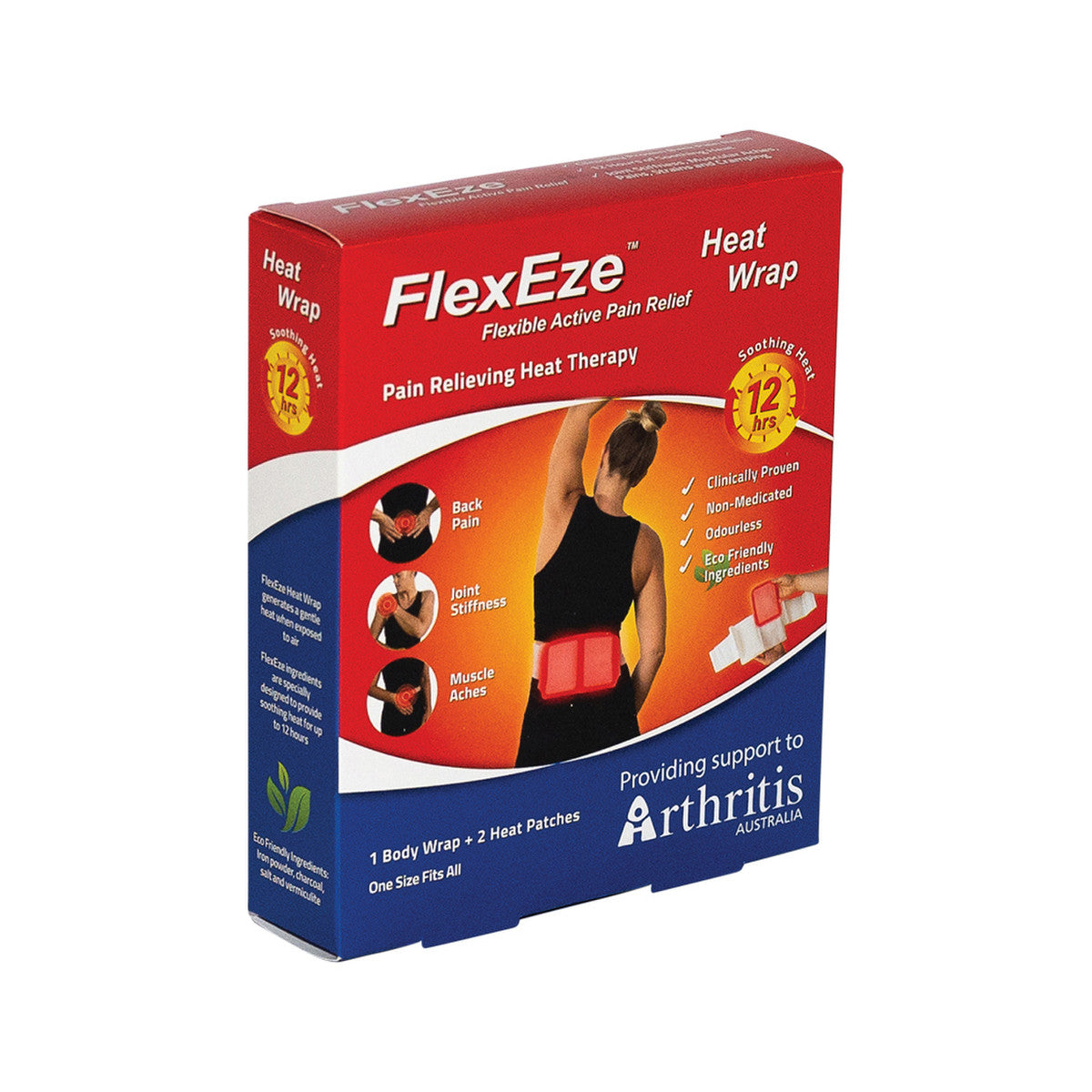 FLEXEZE HEAT WRAP + 2 PATCH