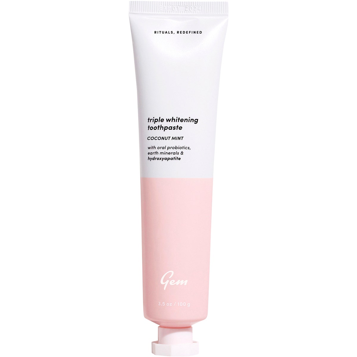 GEM Toothpaste Triple Whitening Coconut Mint 100g