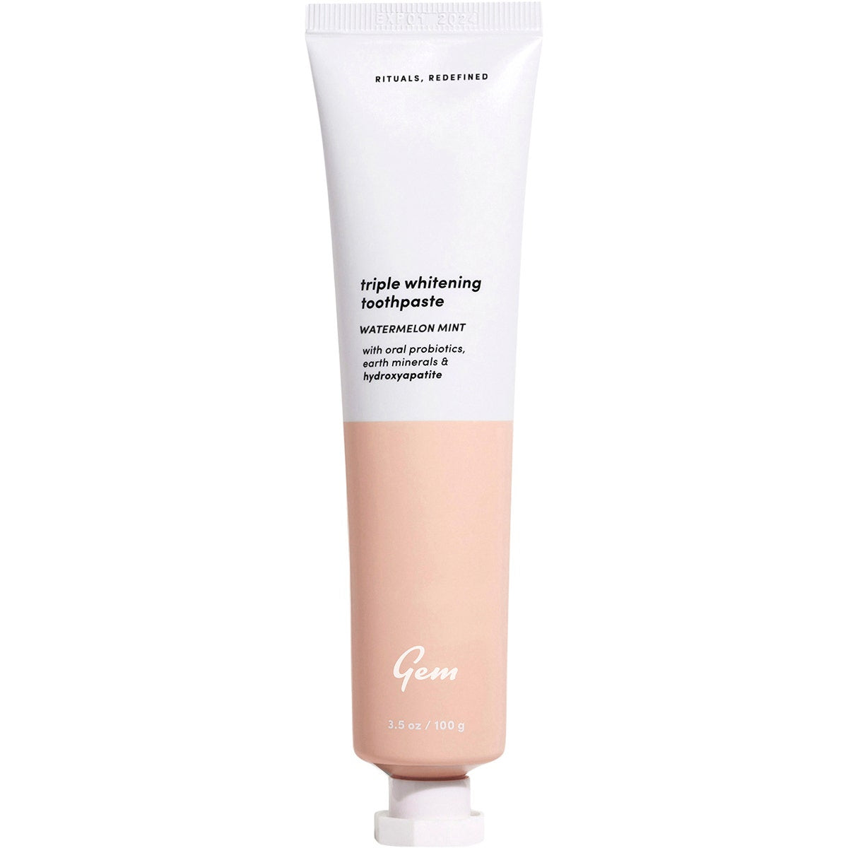 GEM Toothpaste Triple Whitening Watermelon Mint 100g