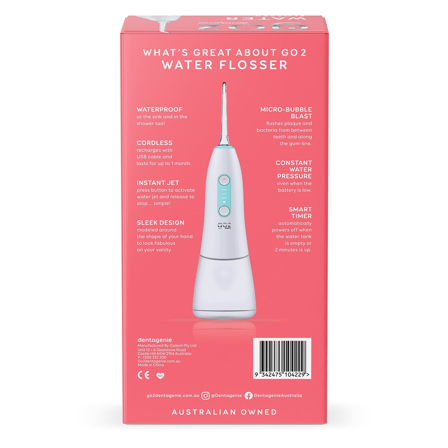 GO2 Dentagenie Water Flosser