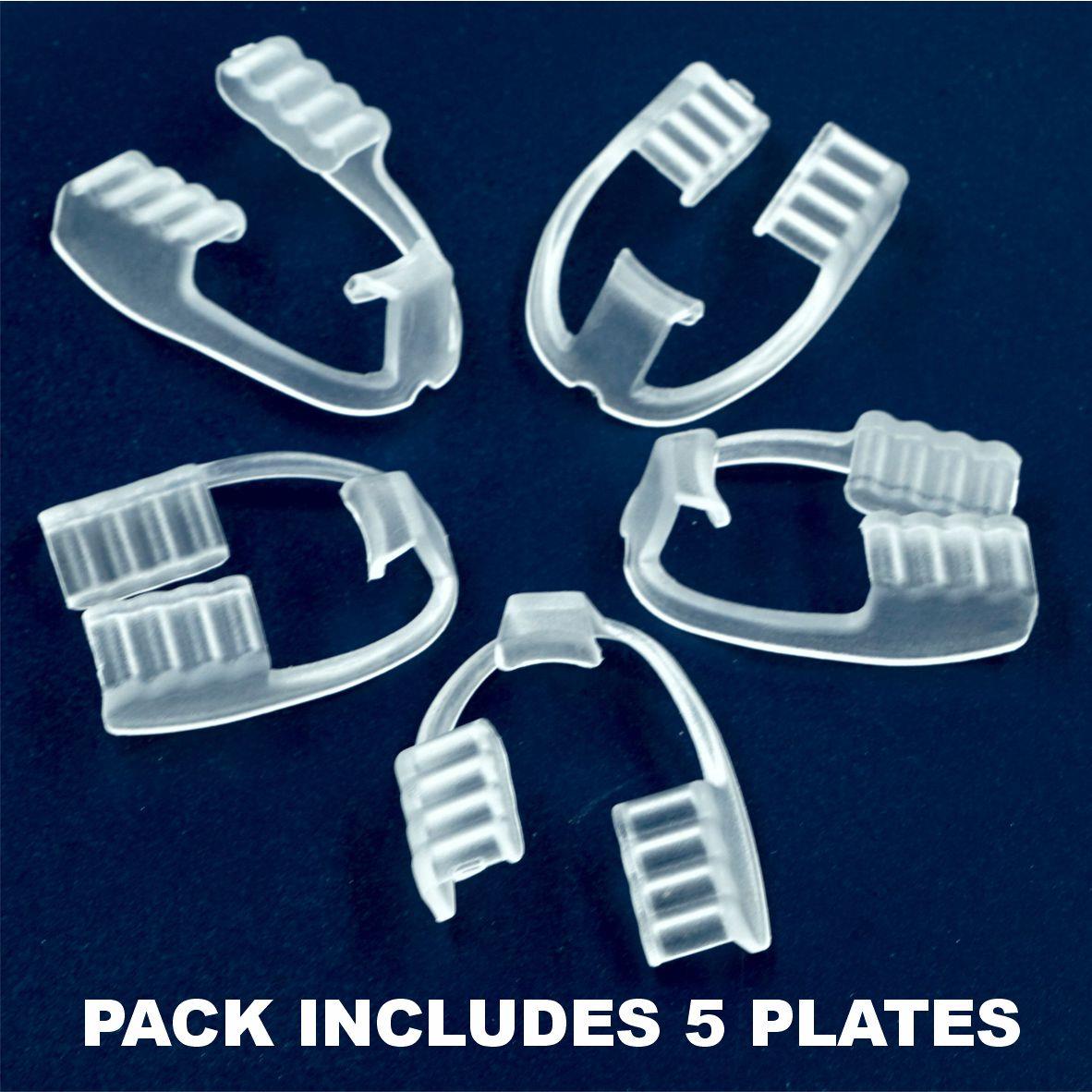 Bite-me™ Anti-grinding Silicone Dental Night Plates Value Pack 5
