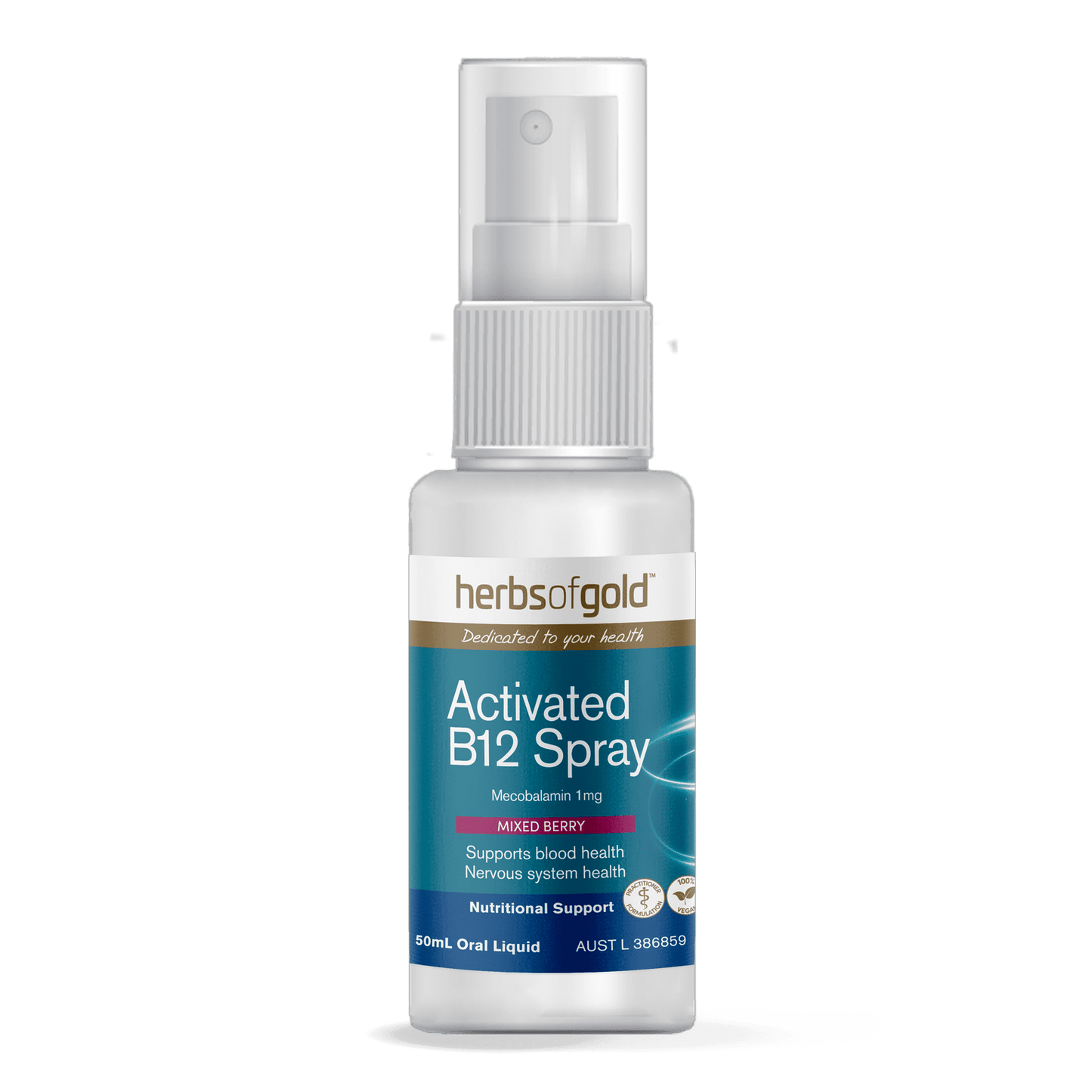 Herbs of Gold Activated B12 Spray 50ml