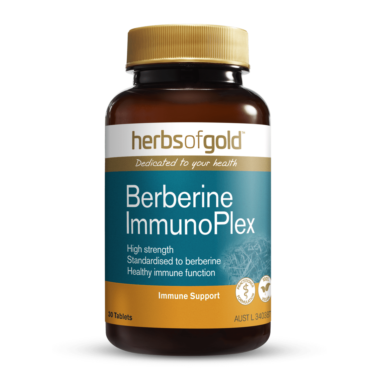 Herbs of Gold Berberine ImmunoPlex 30t