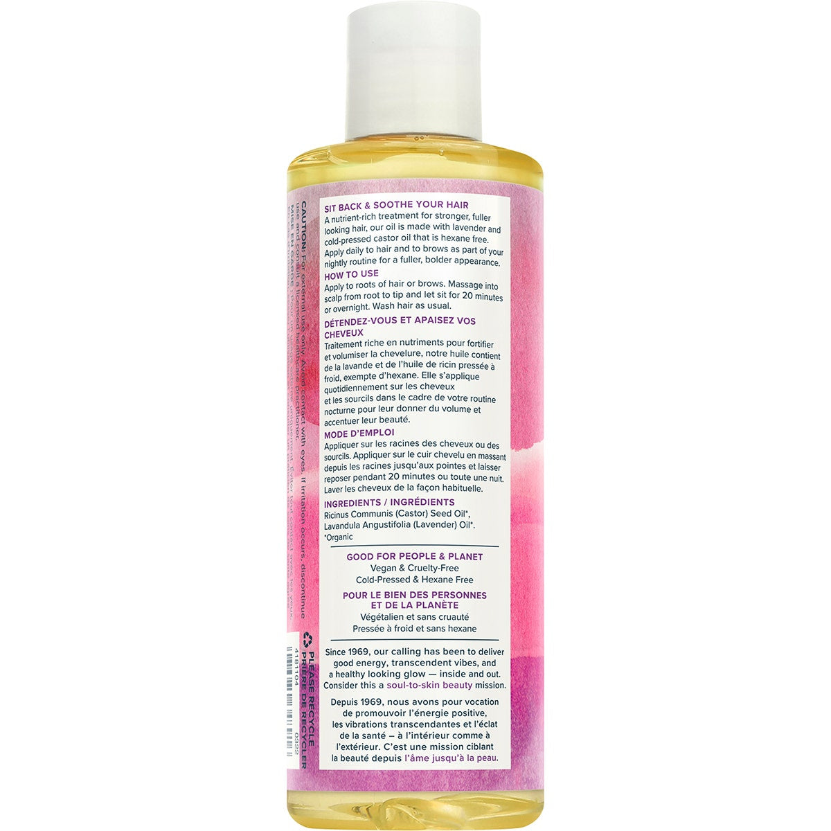 HERITAGE STORE Lavender Castor Oil 237ml