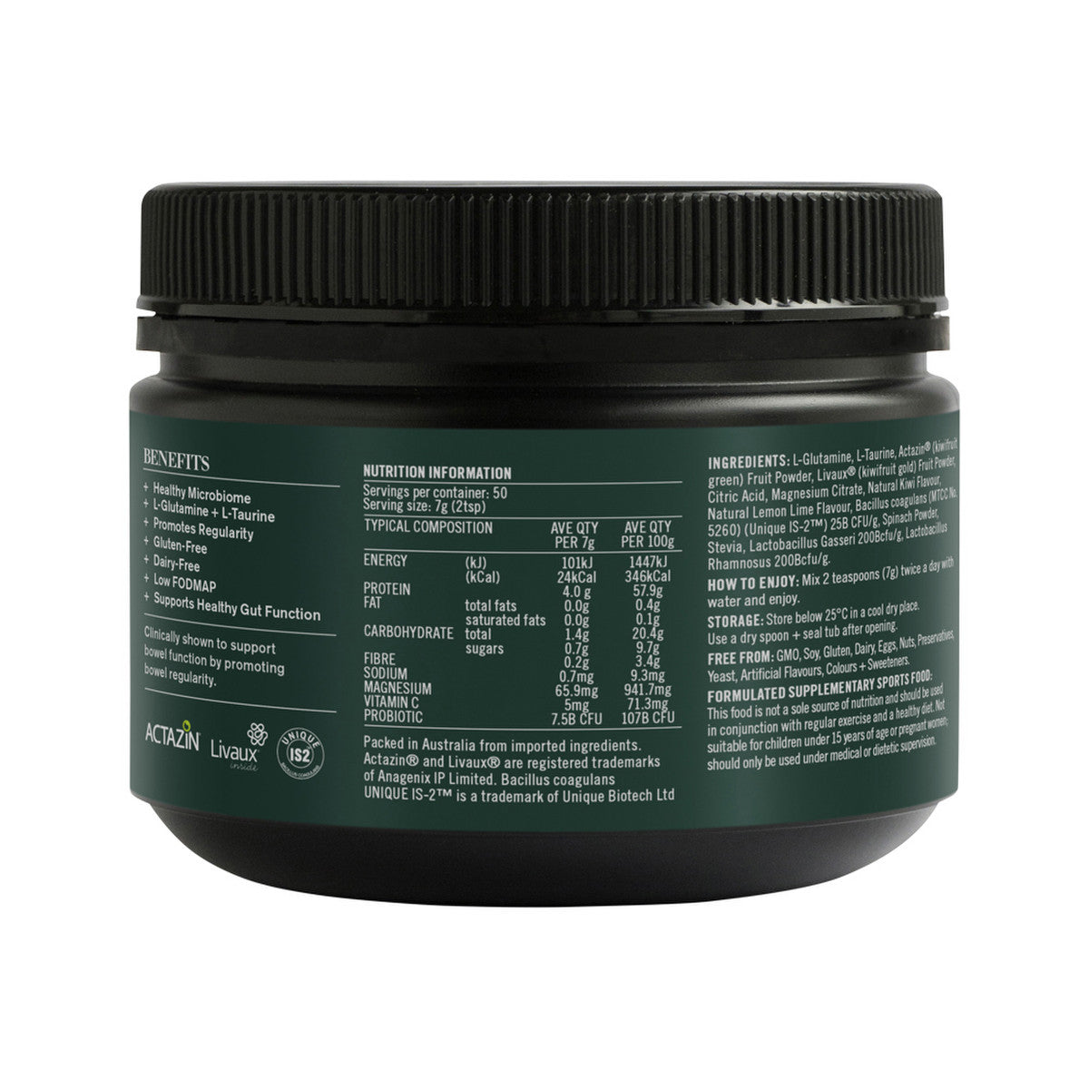 The Healthy Chef Probiotic + Prebiotic Kiwi 350g