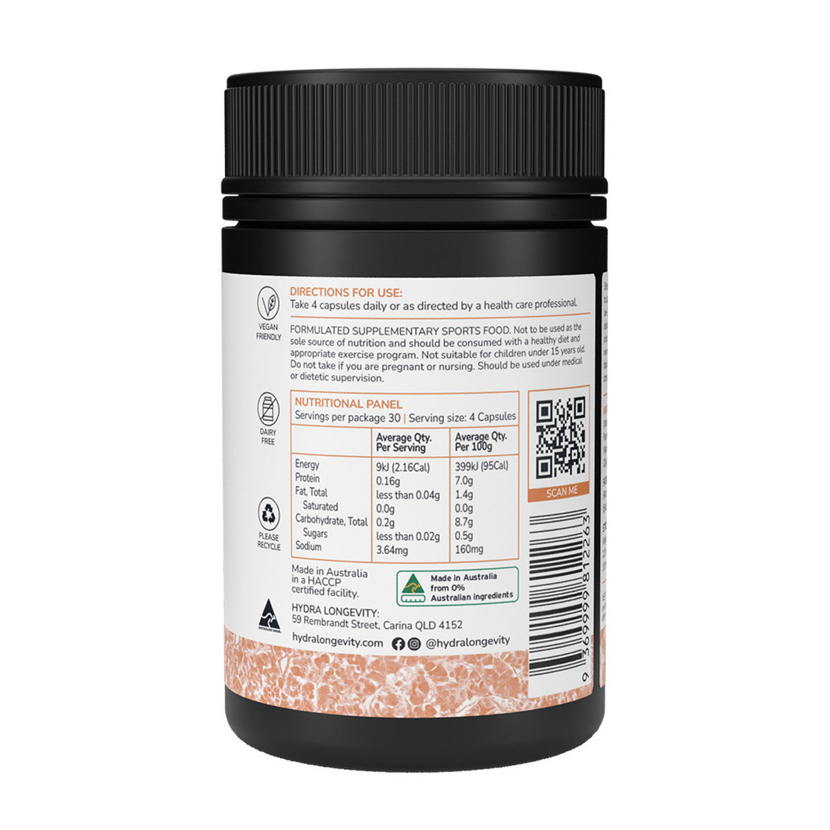 Hydra Longevity Stress-FX 120c