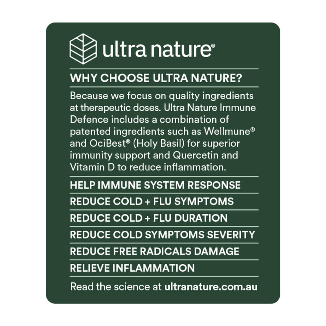 Ultra Nature Immune Defence 30 Tablets