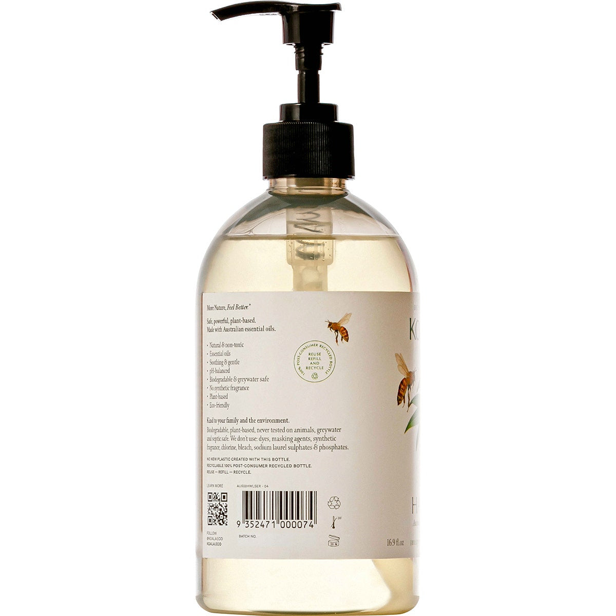 KOALA ECO Hand Wash Lemon Scented, Eucalyptus & Rosemary 500ml