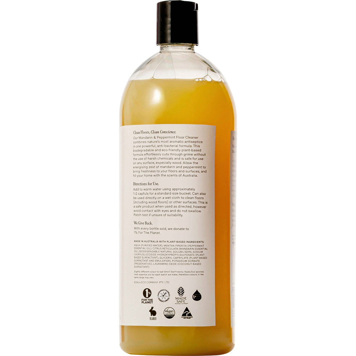KOALA ECO Floor Cleaner Mandarin & Peppermint 1L