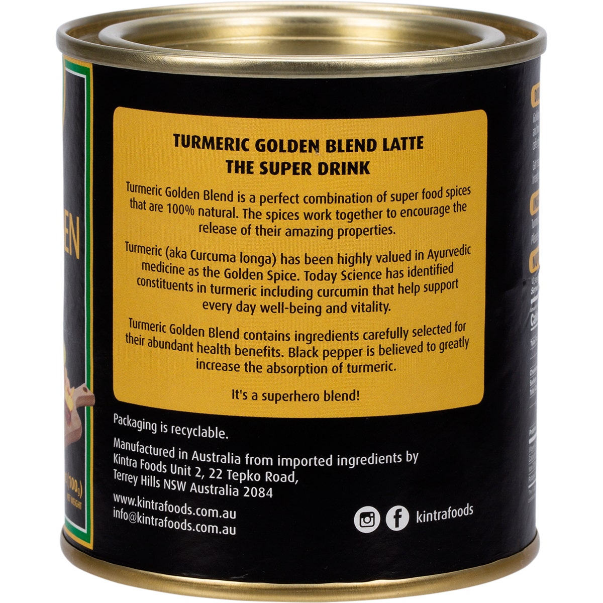 KINTRA FOODS Turmeric Golden Blend 100g