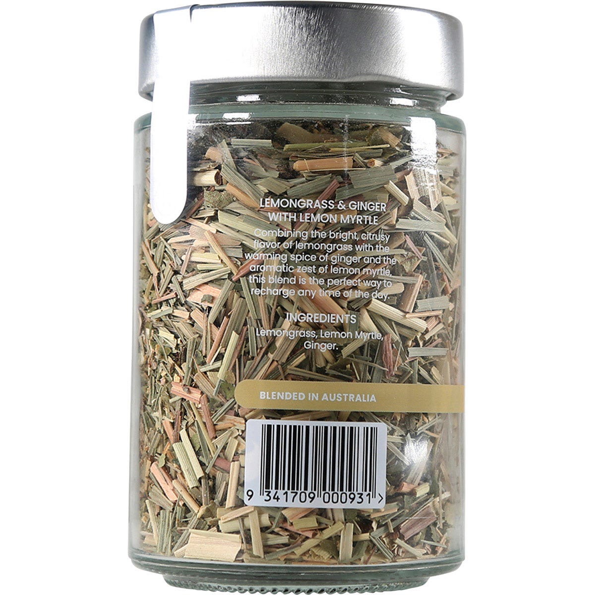 KINTRA FOODS Loose Leaf Tea Lemongrass & Ginger W/Lemon Myrtle 70g