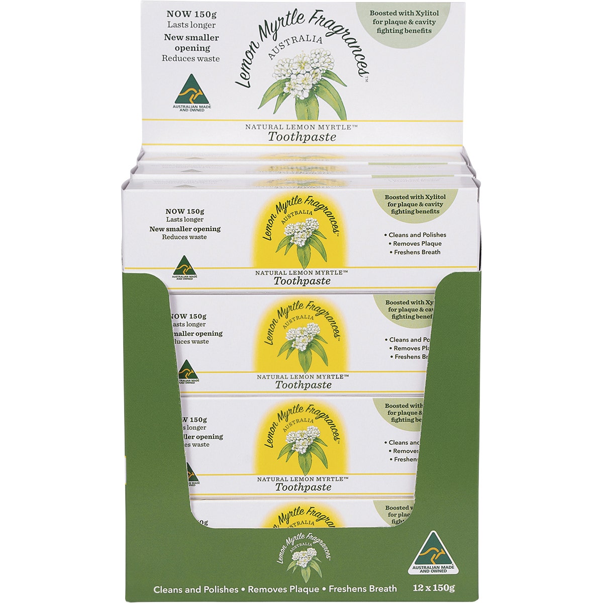 LEMON MYRTLE FRAGRANCES Toothpaste Fluoride Free - 150g