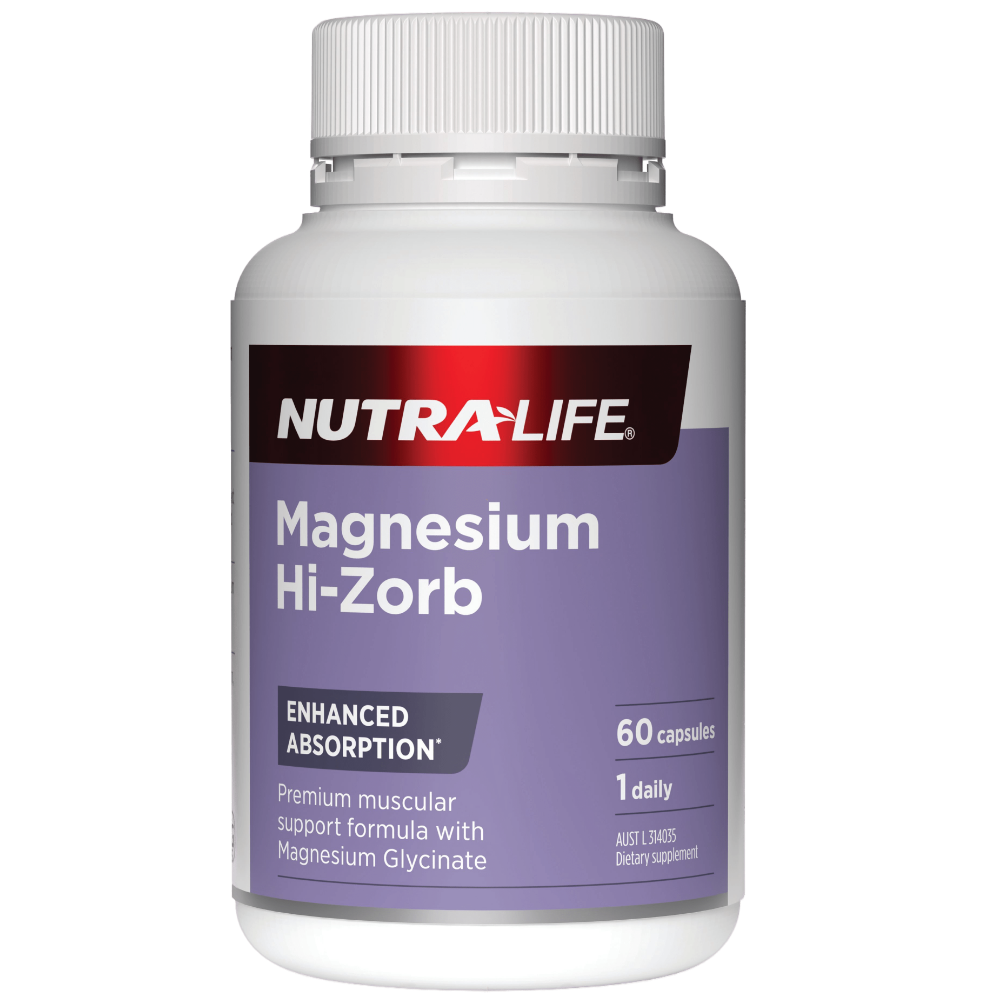 Nutra Life Magnesium Hi Zorb 60 Capsules
