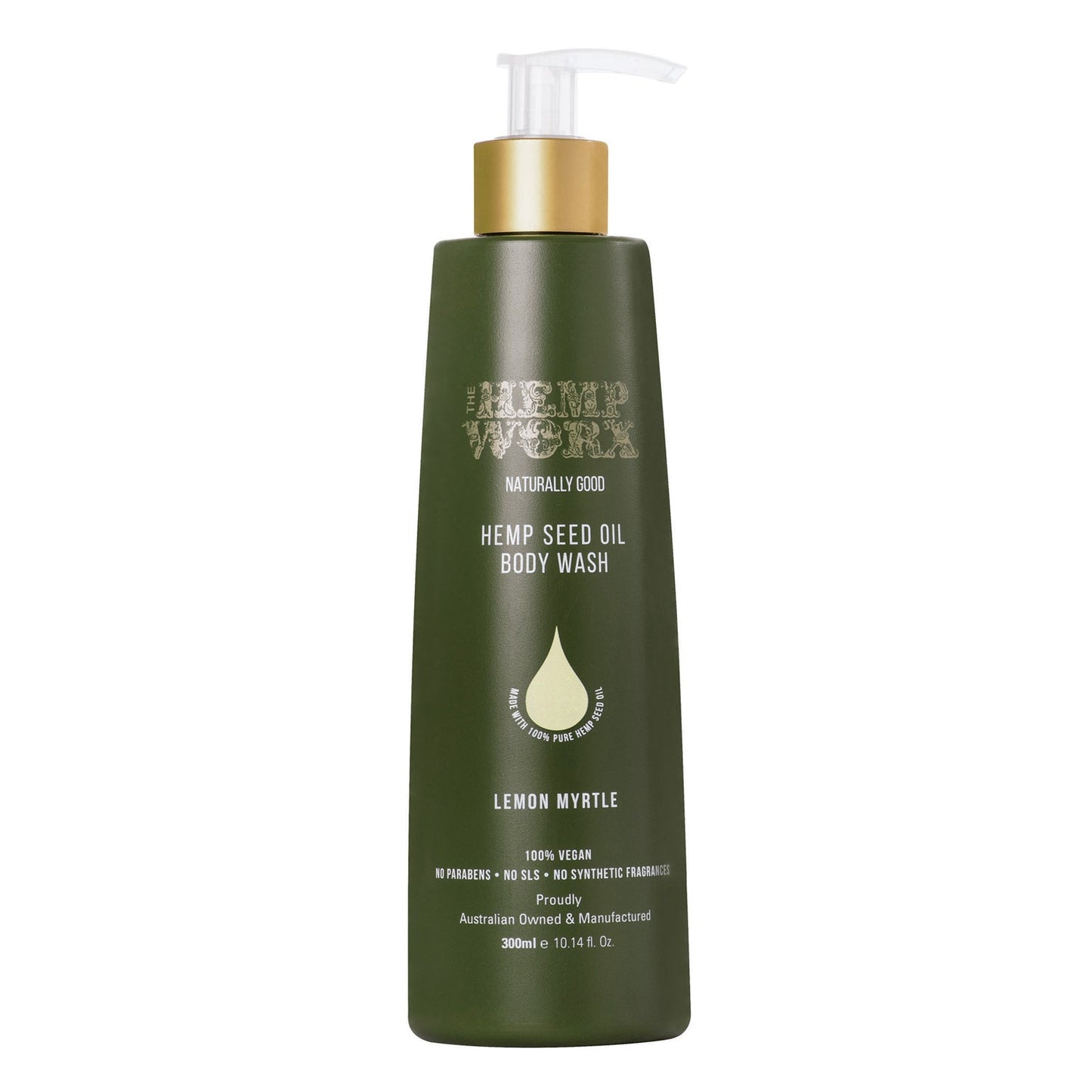 The Hemp Worx Lemon Myrtle Body Wash 300ml