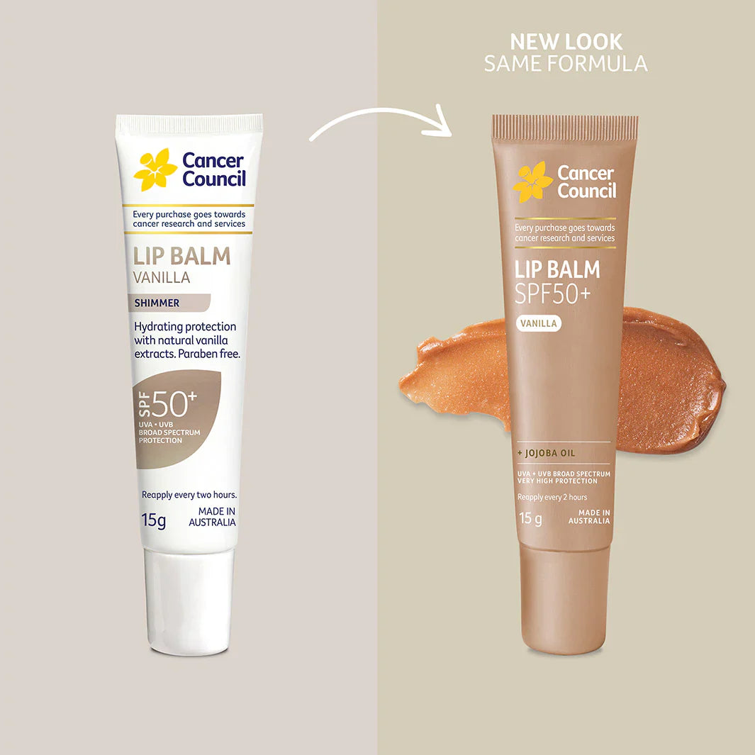 Cancer Council SPF 50+ Vanilla Lip Balm