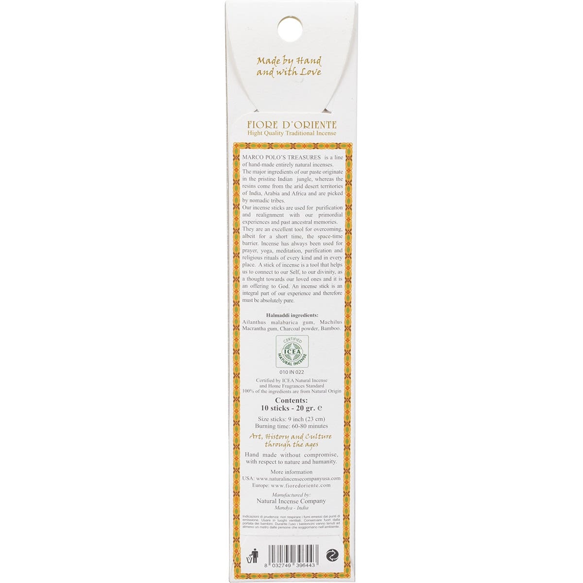 MARCO POLO'S TREASURES Incense Sticks Halmadi 10