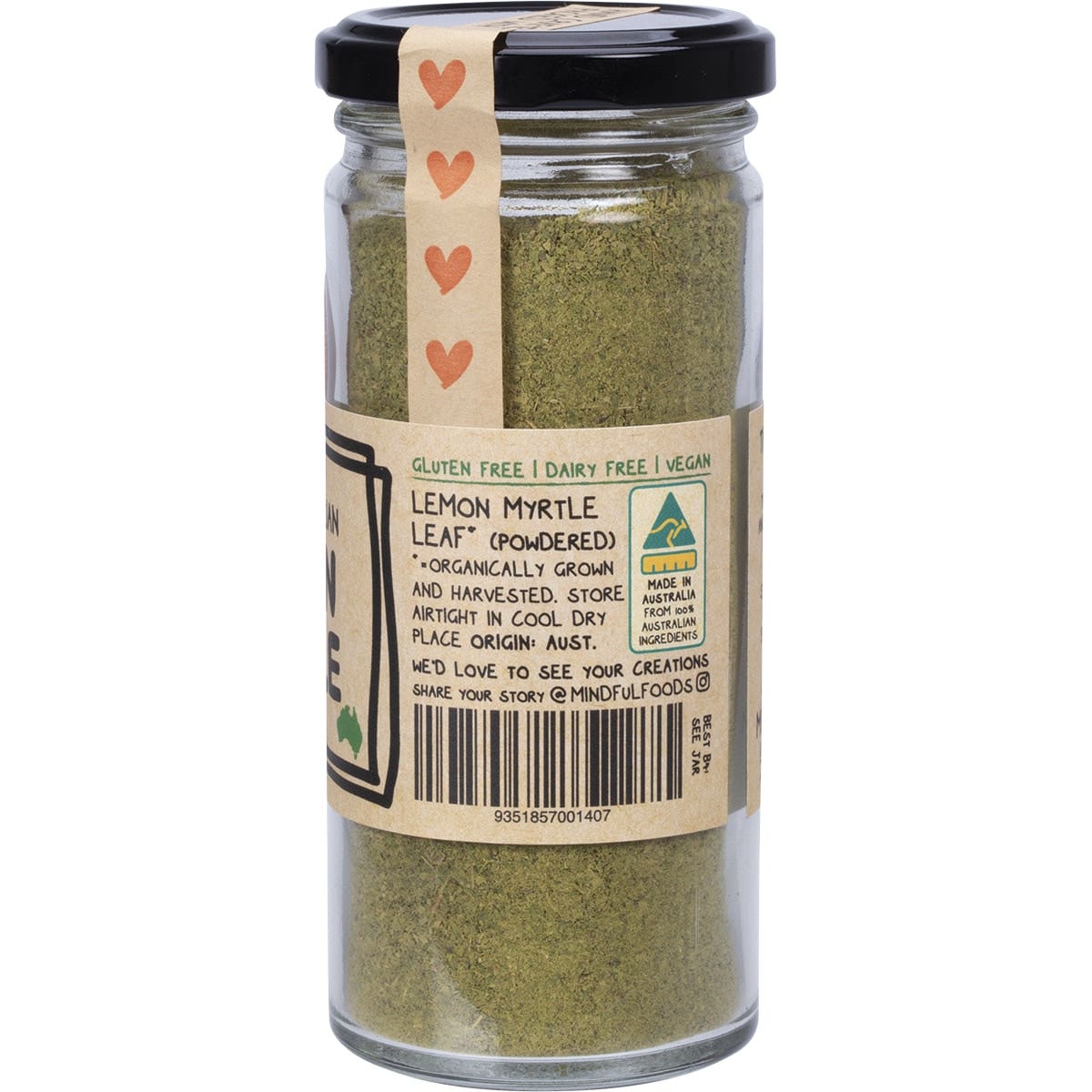 Mindful Foods Lemon Myrtle Native Australian 90g