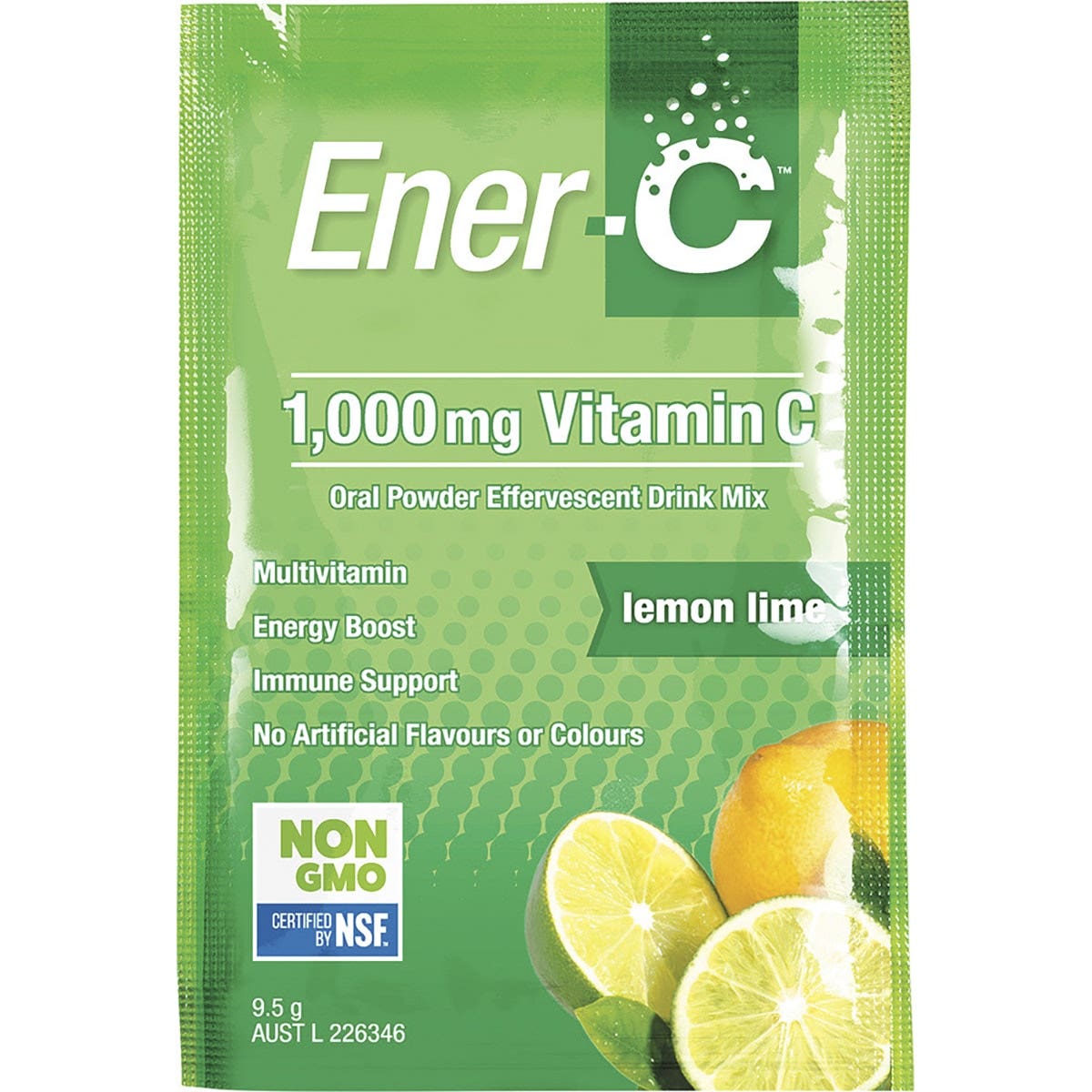 MARTIN & PLEASANCE Ener-C 1000mg Vitamin C Drink Mix Lemon Lime Sachets 12