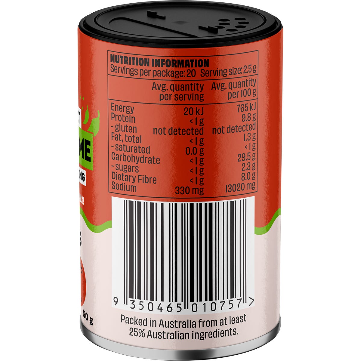 Mingle Chilli & Lime All Natural Seasoning 5x50g