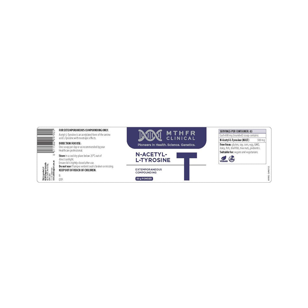 MTHFR Clinical N-Acetyl-L-Tyrosine Powder 50g