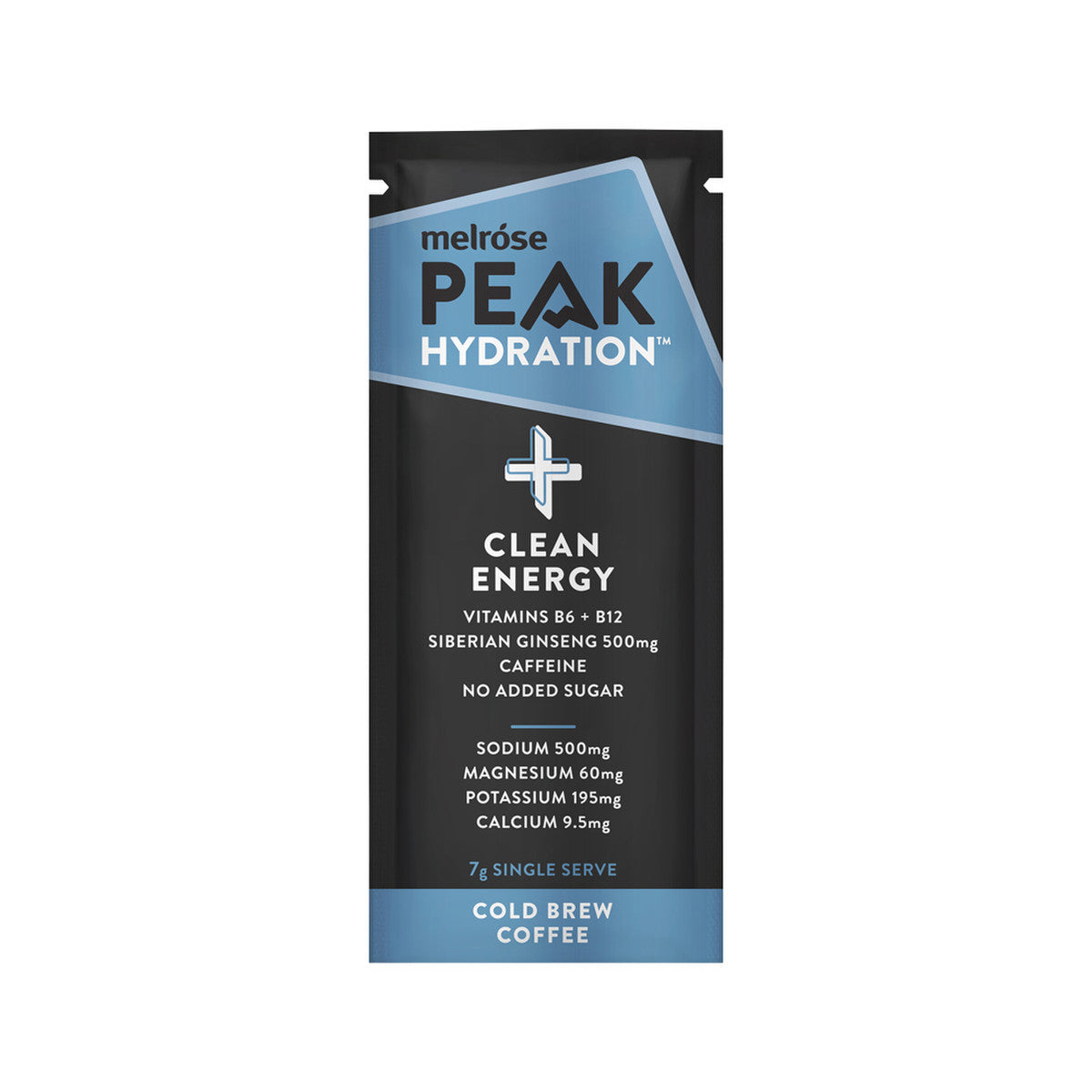 Melrose Peak Hydration + Clean Energy Cold Brew Coffee Sachet 7g(Pack of 20)