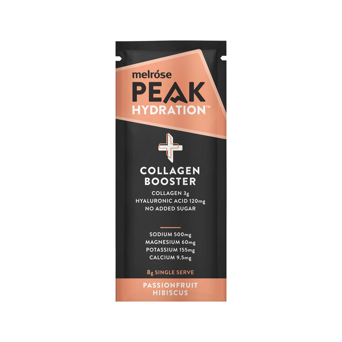Melrose Peak Hydration + Collagen Booster Passionfruit Hibiscus Sachet 8g(Pack of 20)
