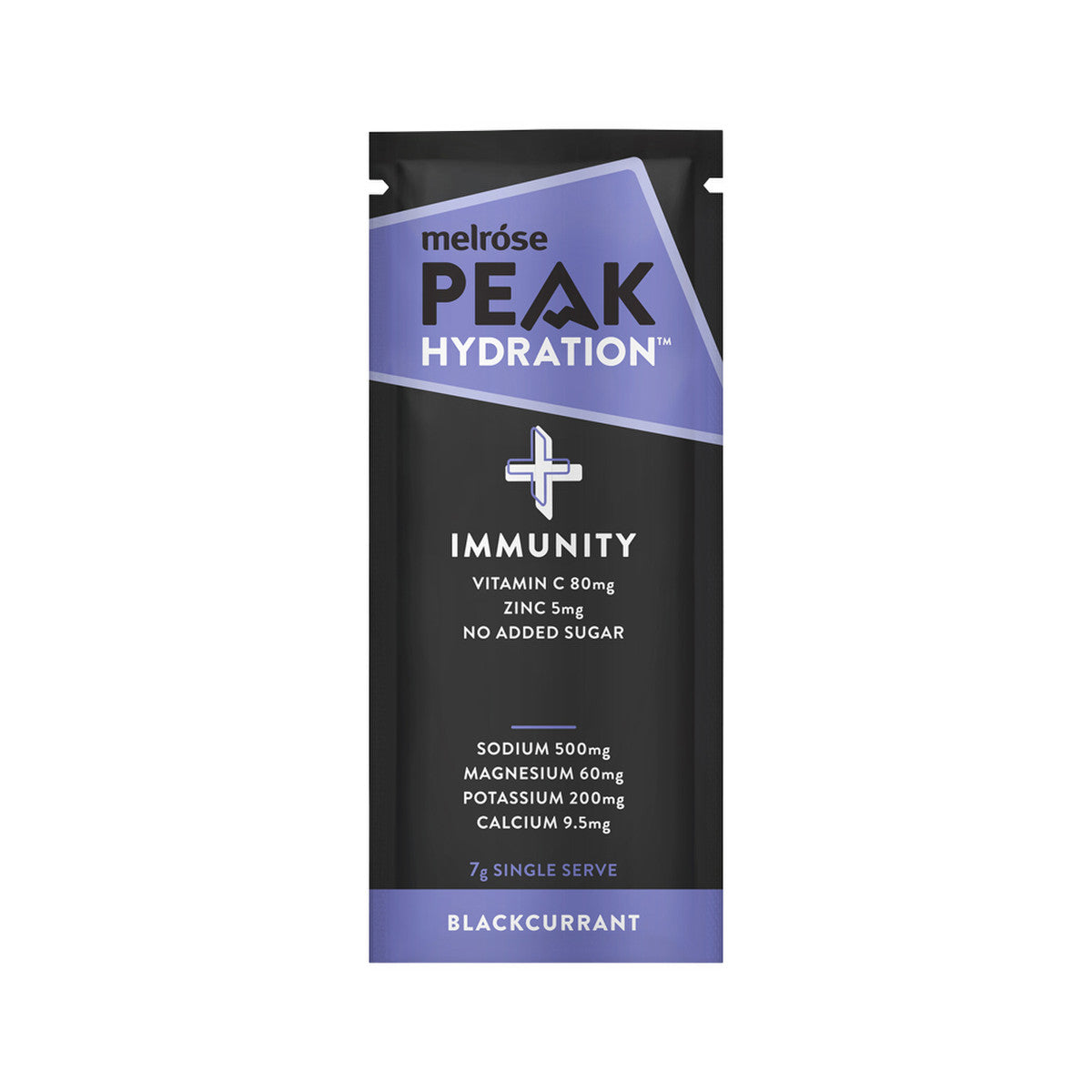 Melrose Peak Hydration + Immunity Blackcurrant Sachet 7g(Pack of 20)