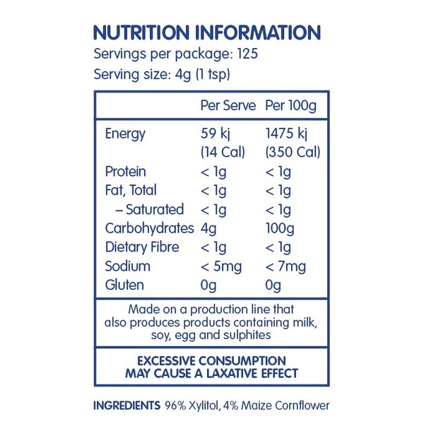 NATURALLY SWEET Xylitol Icing Sugar 500g