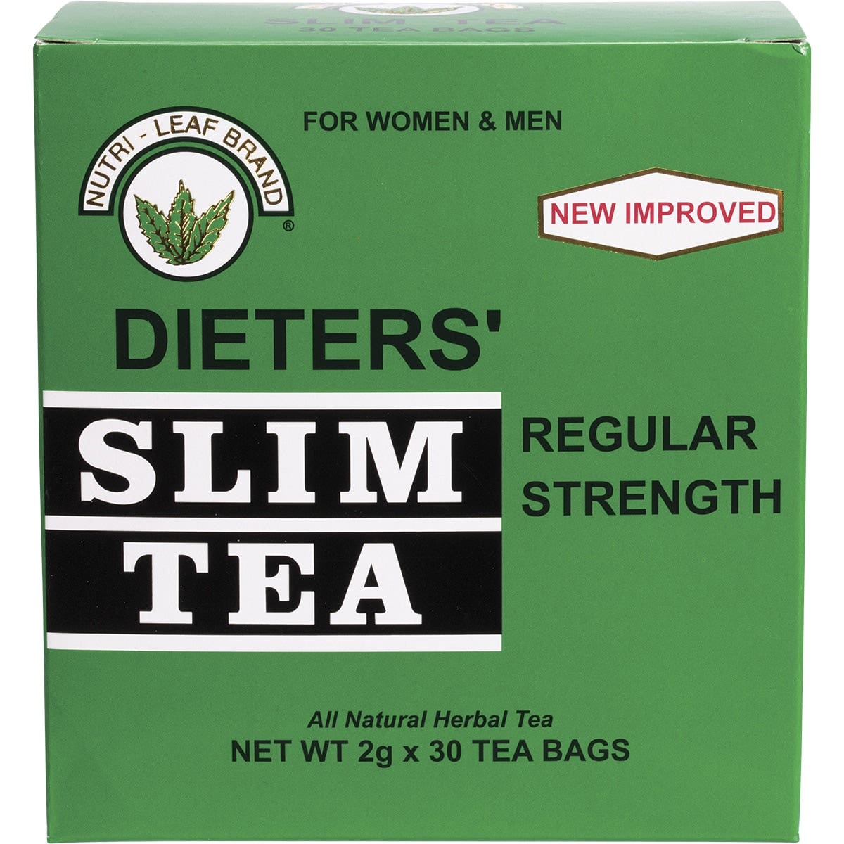 NUTRI-LEAF Herbal Tea Bags Slim Tea - Regular 30