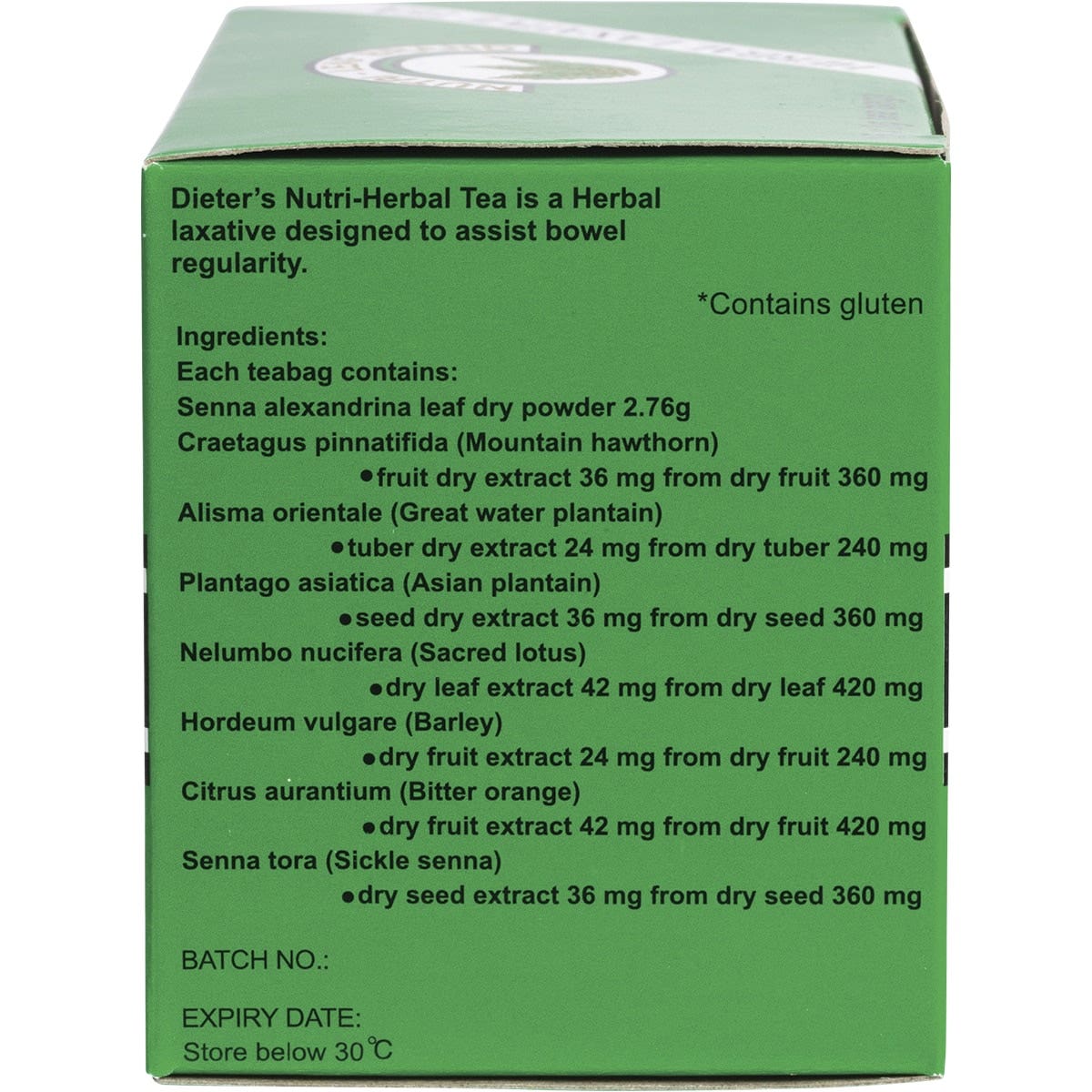 NUTRI-LEAF Herbal Tea Bags Dieter's Tea - Extra Strength 15