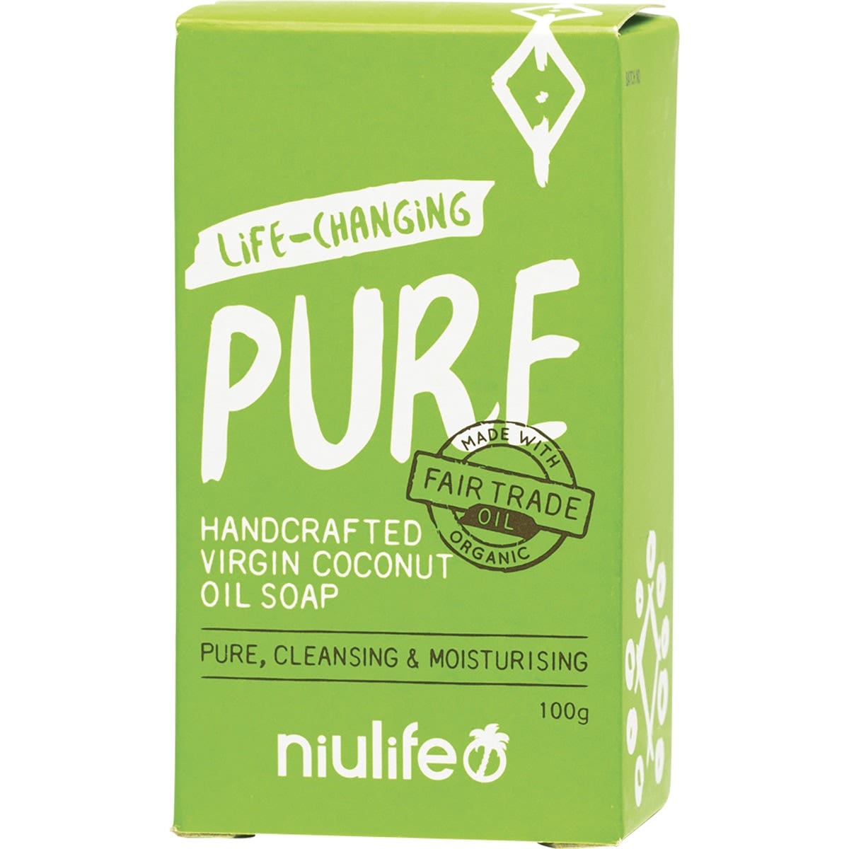 NIULIFE Coconut Oil Soap Pure 100g