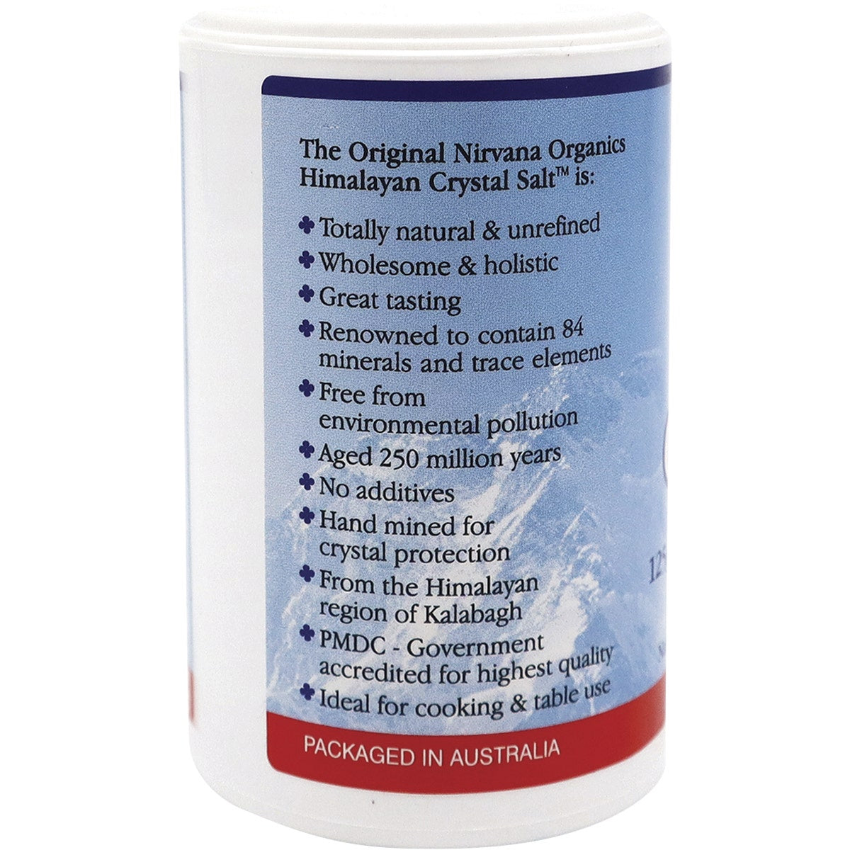 NIRVANA Himalayan Salt Medium (Shaker) 125g