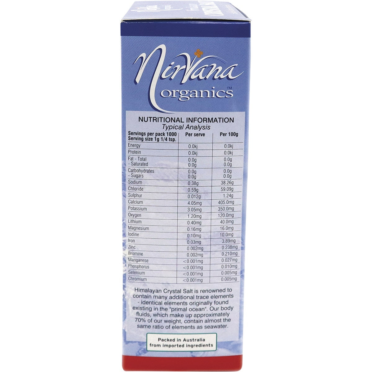 NIRVANA Himalayan Salt Granules 1kg