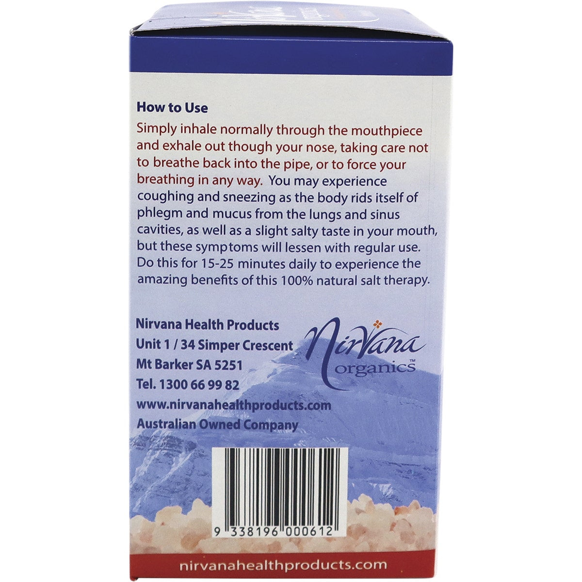 NIRVANA ORGANICS Himalayan Salt Inhaler Ceramic - 1