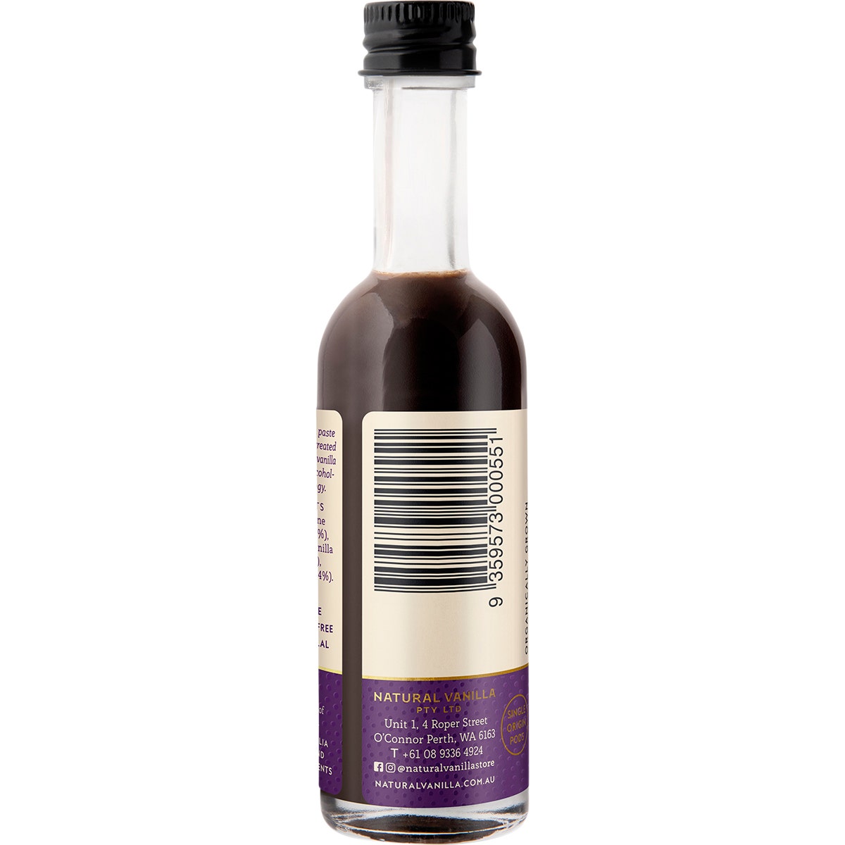 NATURAL VANILLA COMPANY Alcohol Free Vanilla Paste 50ml