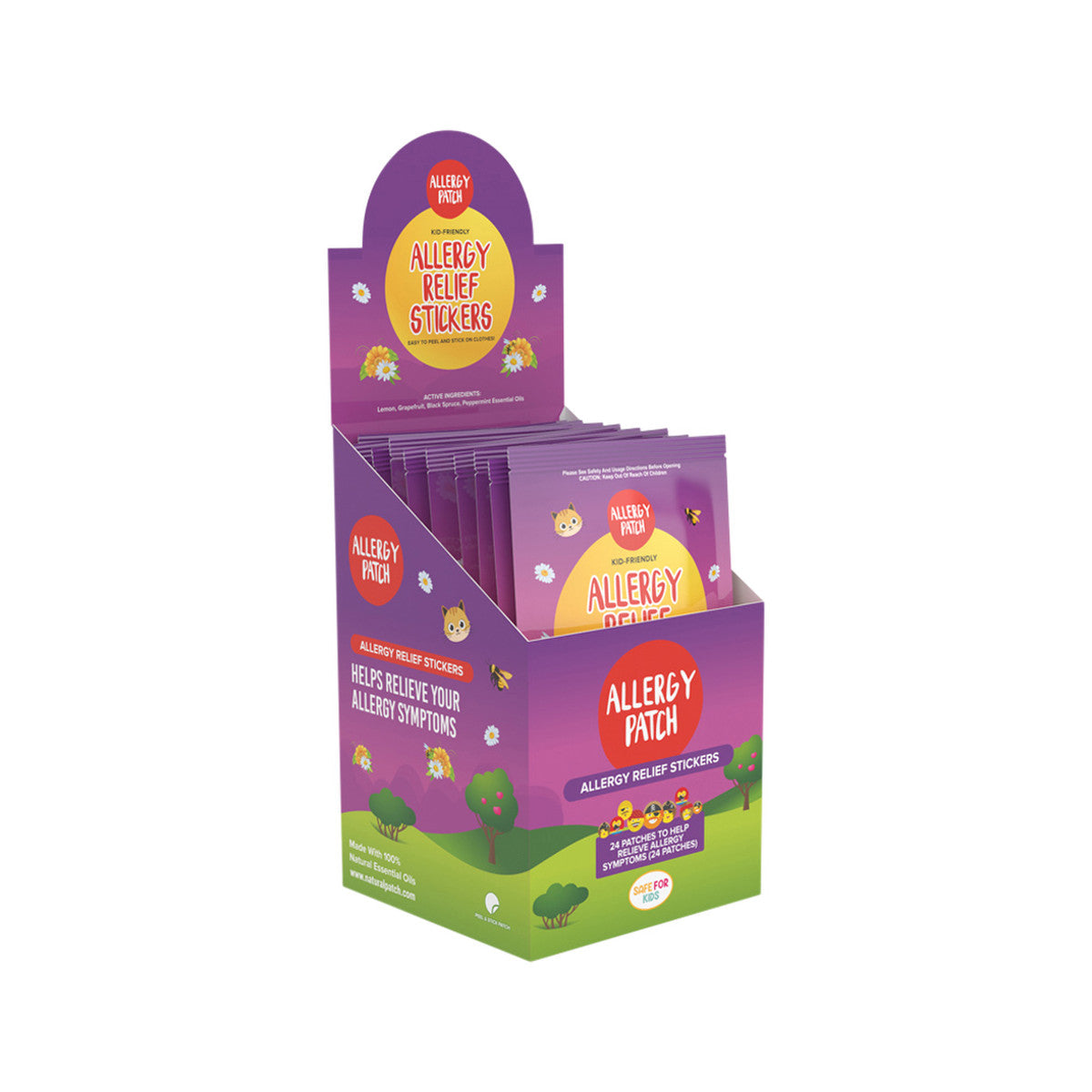 The Natural Patch Co. AllergyPatch Organic Allergy Relief Stickers x 24 Pack (Pack of 30)