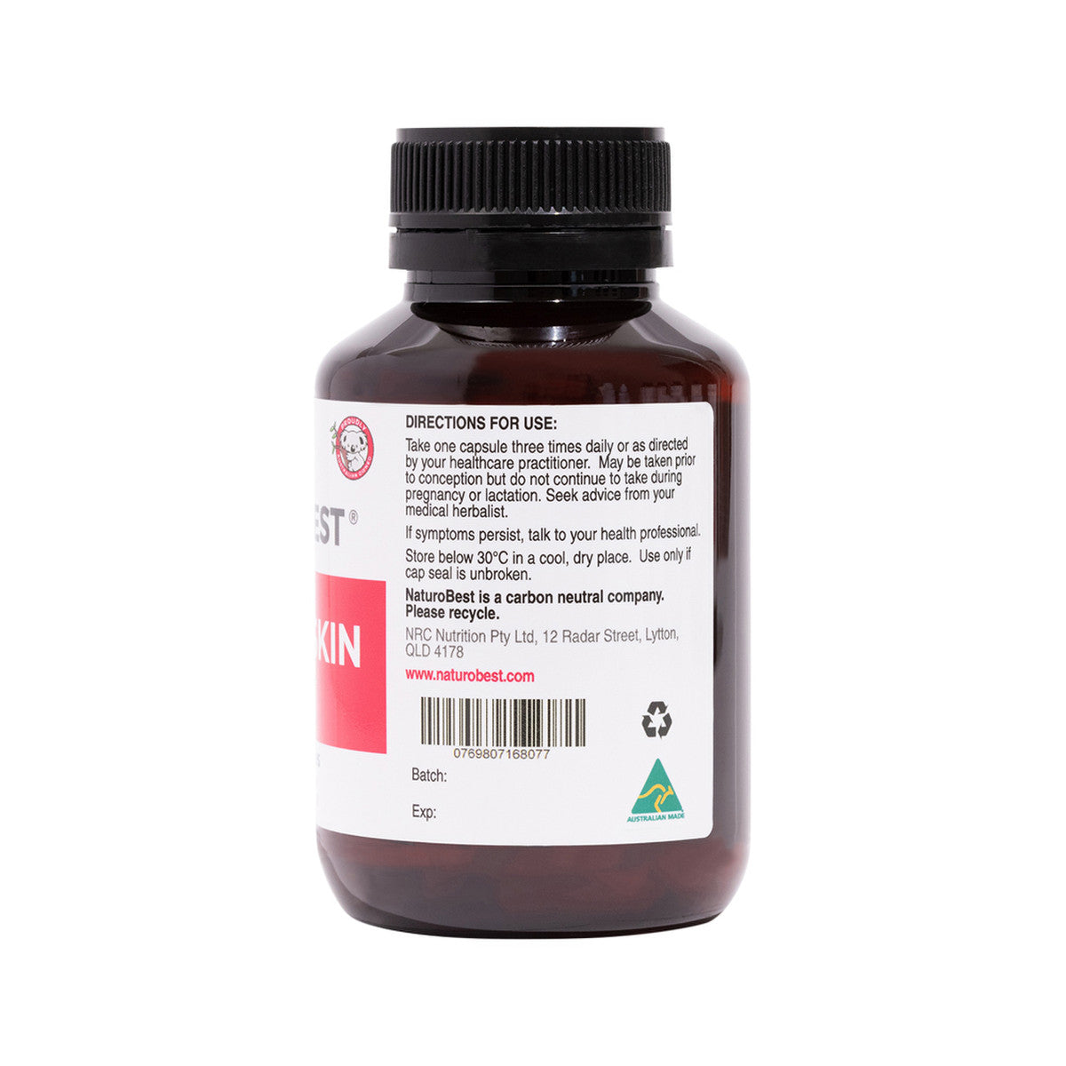 NaturoBest Cycle & Skin Support 90c