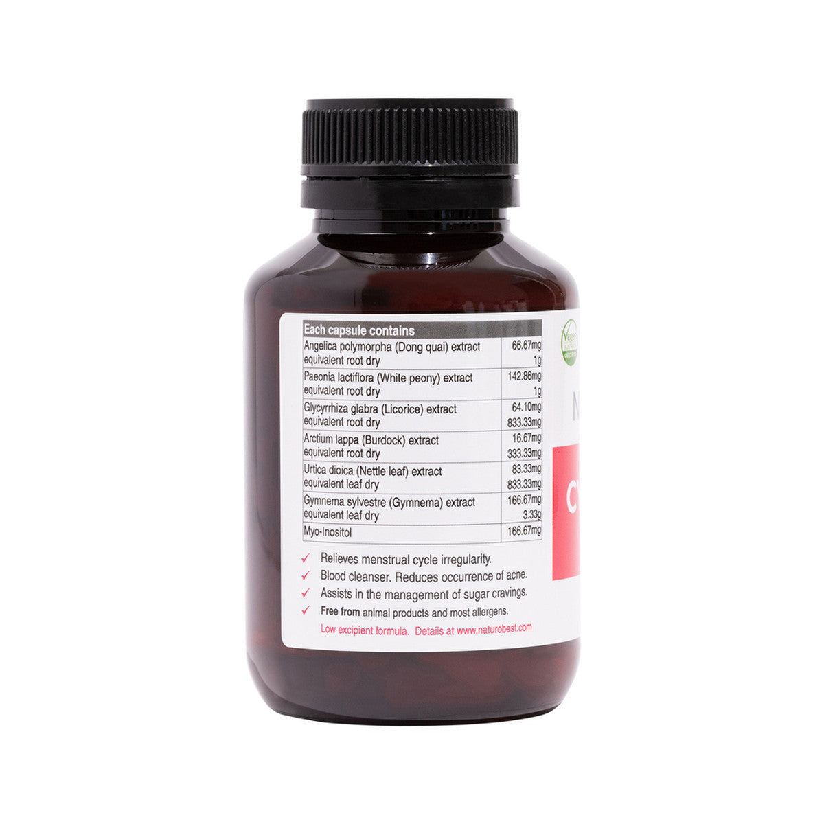 NaturoBest Cycle & Skin Support 90c