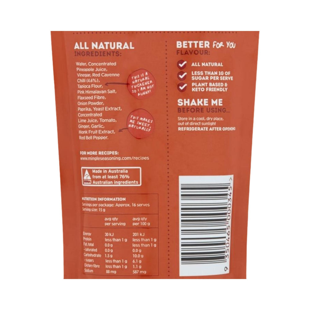 Mingle Better for You Sauce Sweet Chilli 10x250g