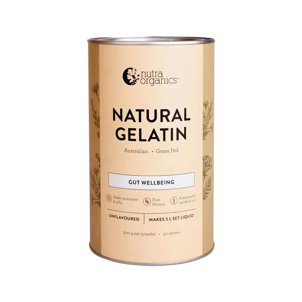 NUTRA ORGANICS AUSTRALIAN GELATIN UNFLAVOURED 300G