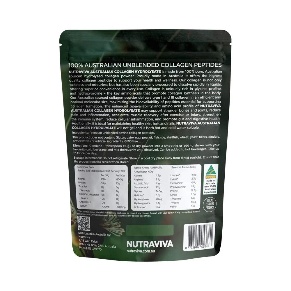 Nutraviva Australian Collagen Hydrolysate (Beef) 900g